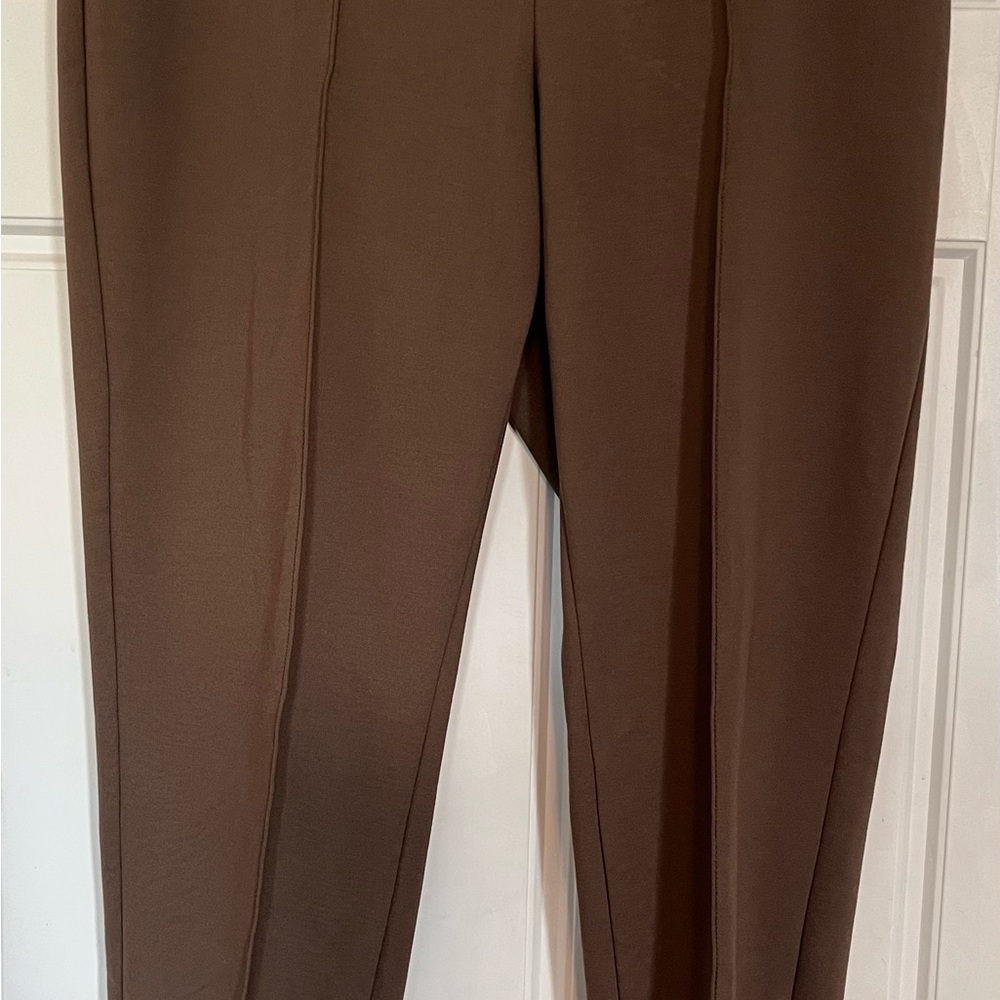 ANNE KLEIN brown cotton Pants. XL